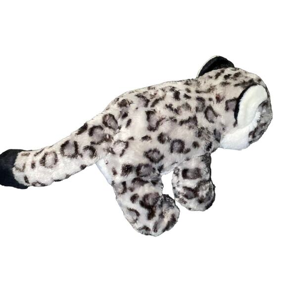Wild Republic Plush Leopard Cub Snow Stuffed Animal Cuddlekin Nursery Shower 13” - Picture 5 of 10